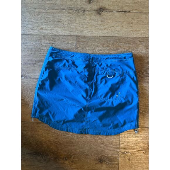 Title Nine Womens Blue Outdoor Active Lined Skort Size 10 - Picture 2 of 3